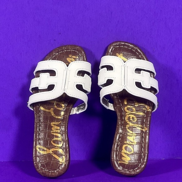 Sam‎ Edelman Girls White Bay Slide Sandals Shoe Size 11-NEW - Picture 5 of 7